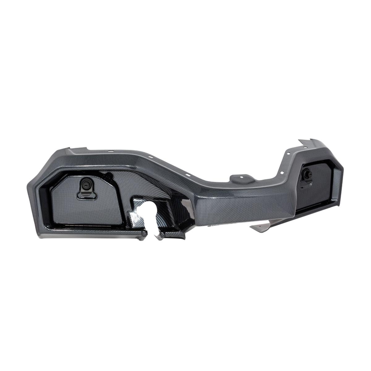 2017-Up Yamaha Drive2 - Carbon Fiber Dash Cover with Locking Doors