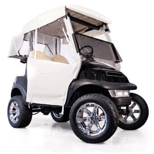 2008-Up EZGO RXV - Red Dot 3-Sided White Over-The-Top Soft Enclosure