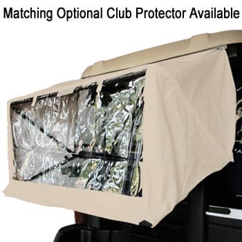 2008-Up EZGO RXV - Red Dot 3-Sided Beige Over-The-Top Soft Enclosure