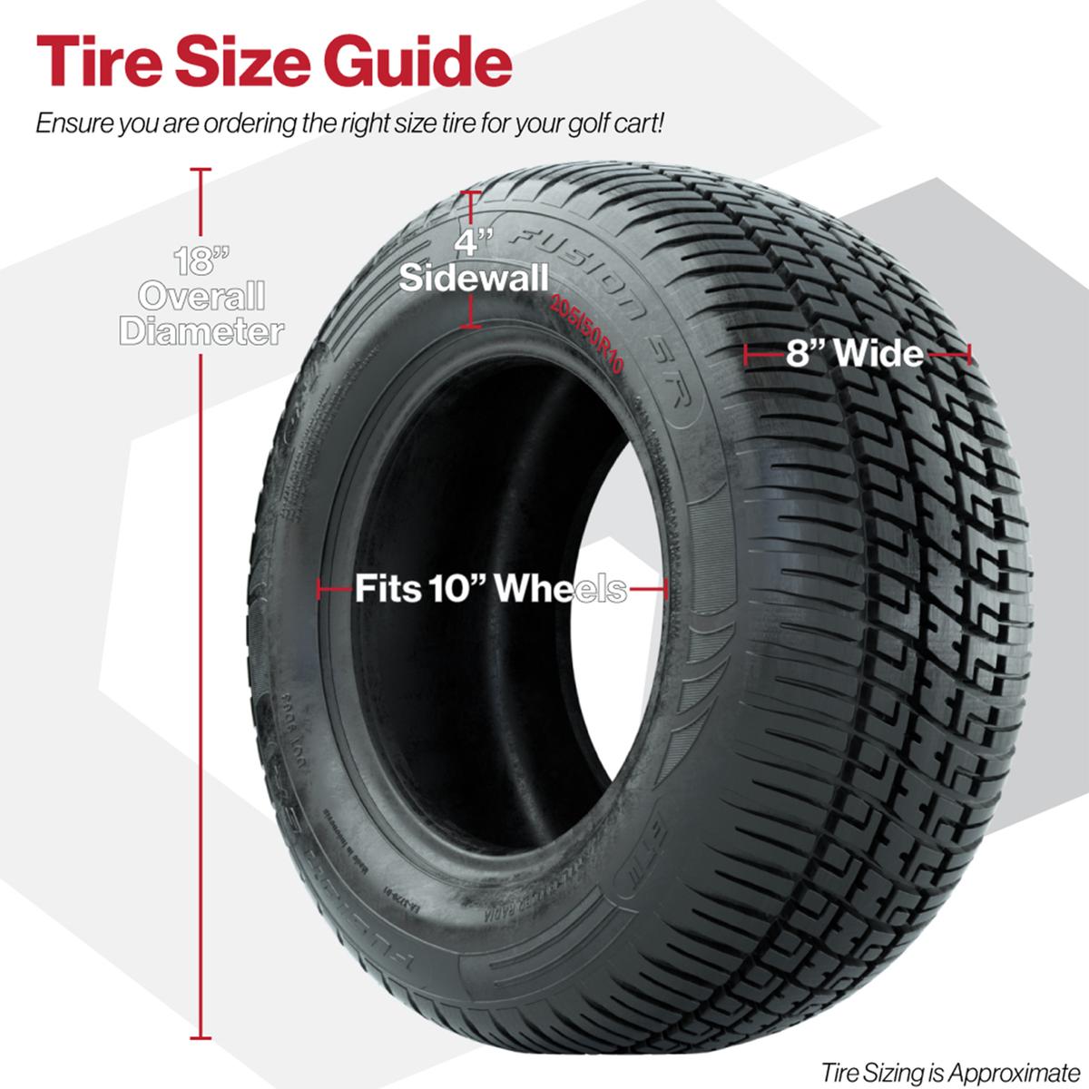 205/50-R10 GTW&reg; Fusion S/R Steel Belted Tire