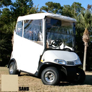 2008-Up EZGO RXV - Red Dot 3-Sided Fitted Sand Over-The-Top Soft Enclosure