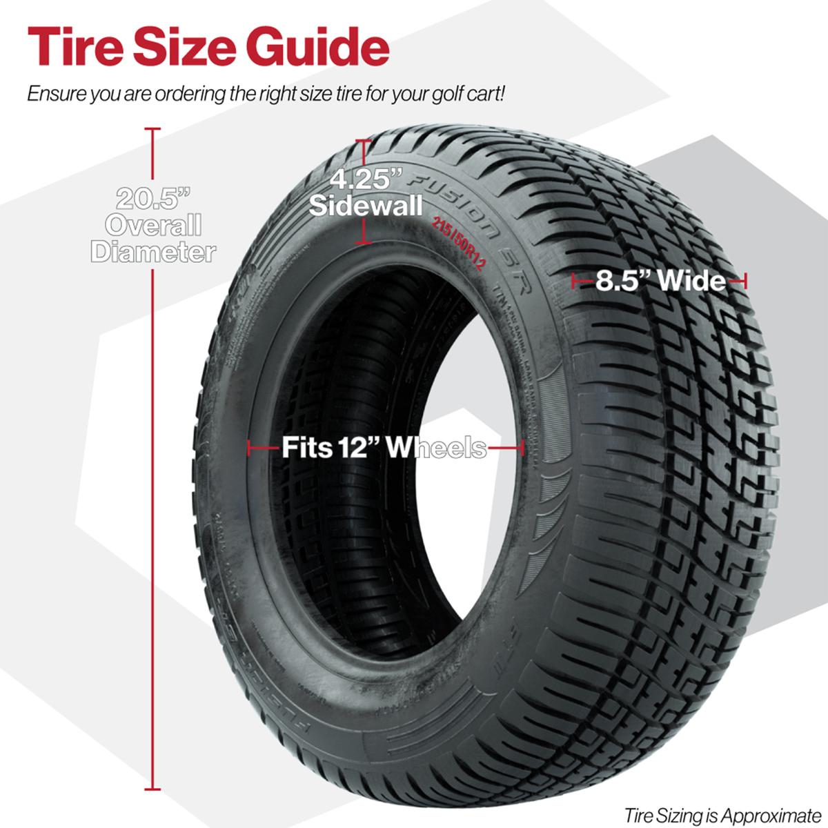215/50-R12 GTW&reg; Fusion S/R Steel Belted Street Tire