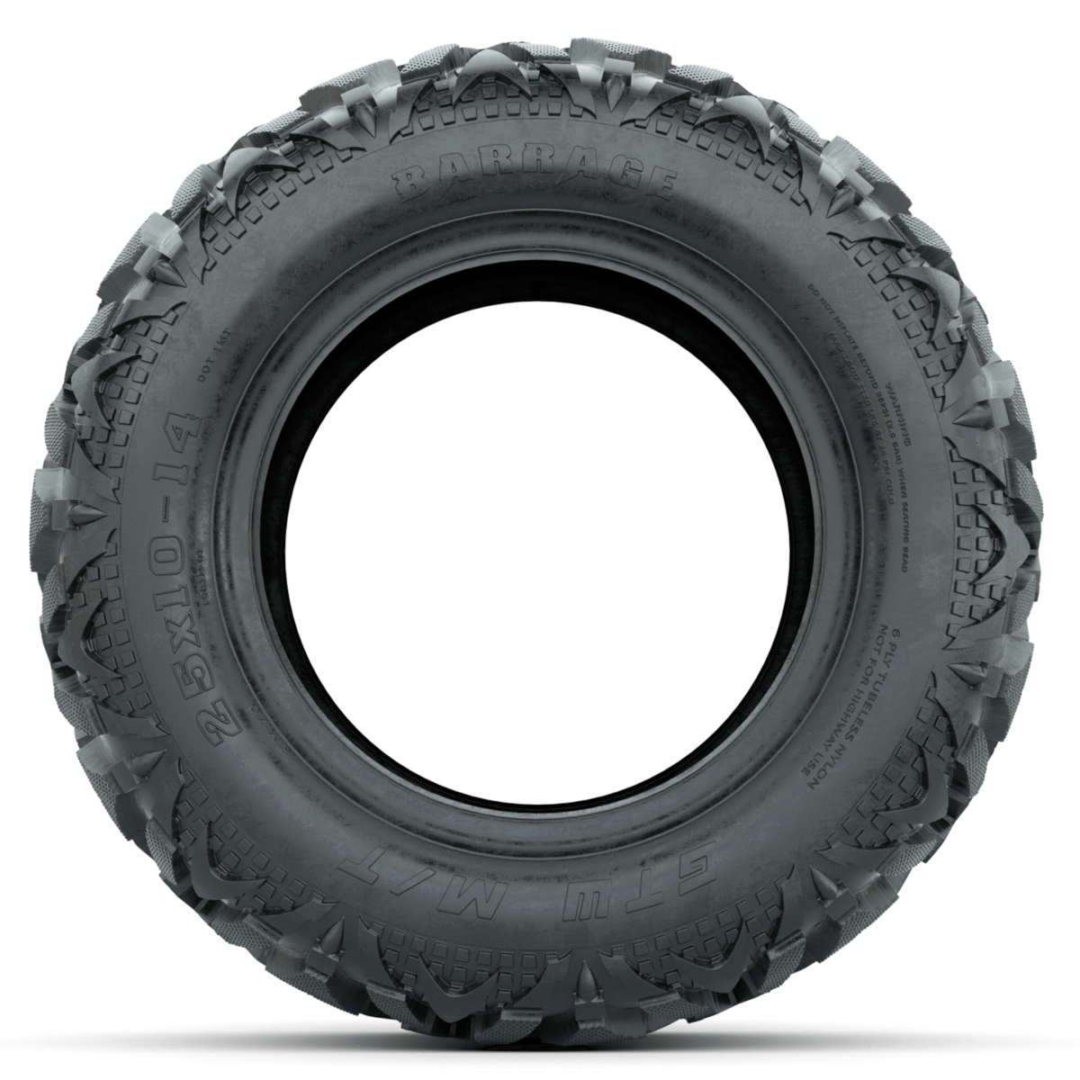 25x10-14 GTW&reg; Barrage Mud Tire (Lift Required)