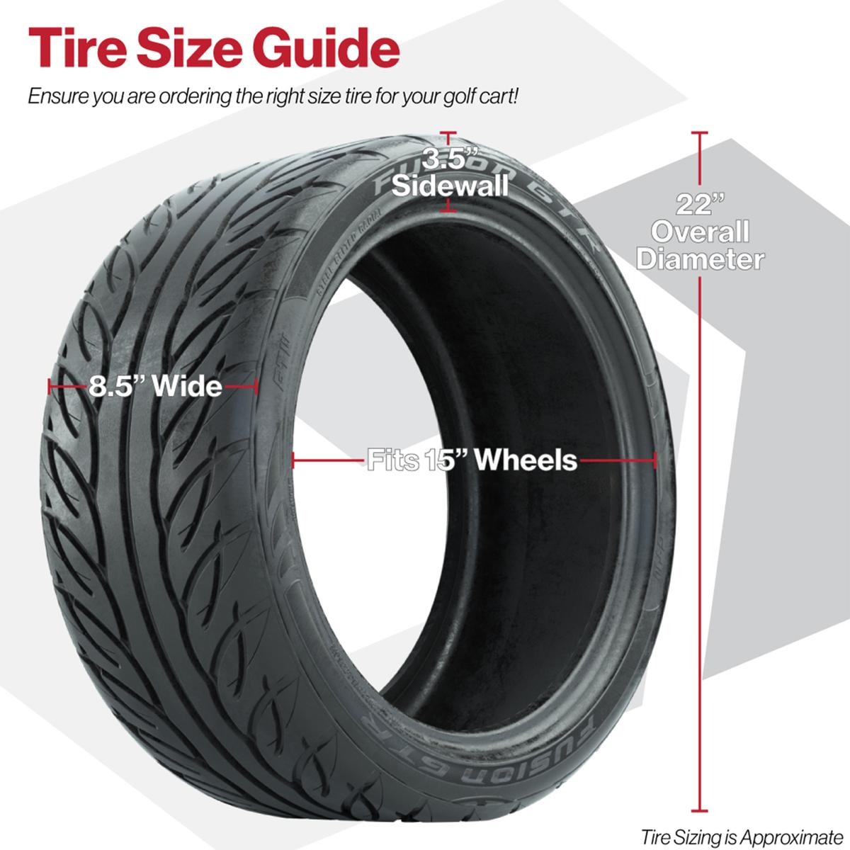 215/40-R15 GTW&reg; Fusion GTR Steel Belted Street Tire