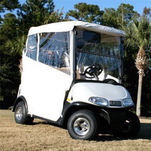 2008-Up EZGO RXV - Red Dot 3-Sided White Over-The-Top Enclosure