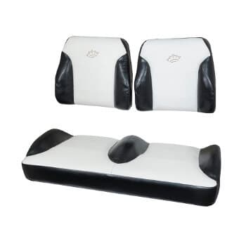 2000-Up Club Car DS - Suite Seats Black and White Replacement Seat