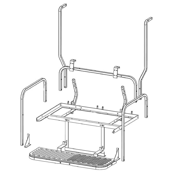 Yamaha G19-G20-G21-G22 - GTW mach3 Flip Seat Frame