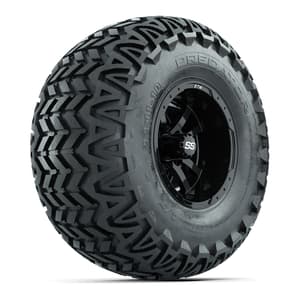 GTW Storm Trooper Black Wheels with 22in Predator A-T Tires - 10 Inch