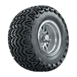 GTW Medusa Silver and Machined Wheels with 20in Predator A-T Tires - 10 Inch