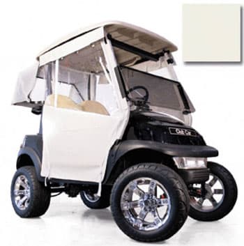 1994.5-Up EZGO TXT - Red Dot 3-Sided Ivory Track Style Soft Enclosure