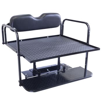 2000.5-Up Club Car DS - Buggies Unlimited Black Rear Seat Kit