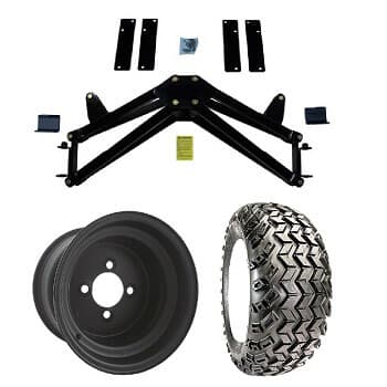 1985-95 Yamaha G2-G9 - Jake's 6 Inch Double A-Arm Lift Kit with Wheel and Tire Combo