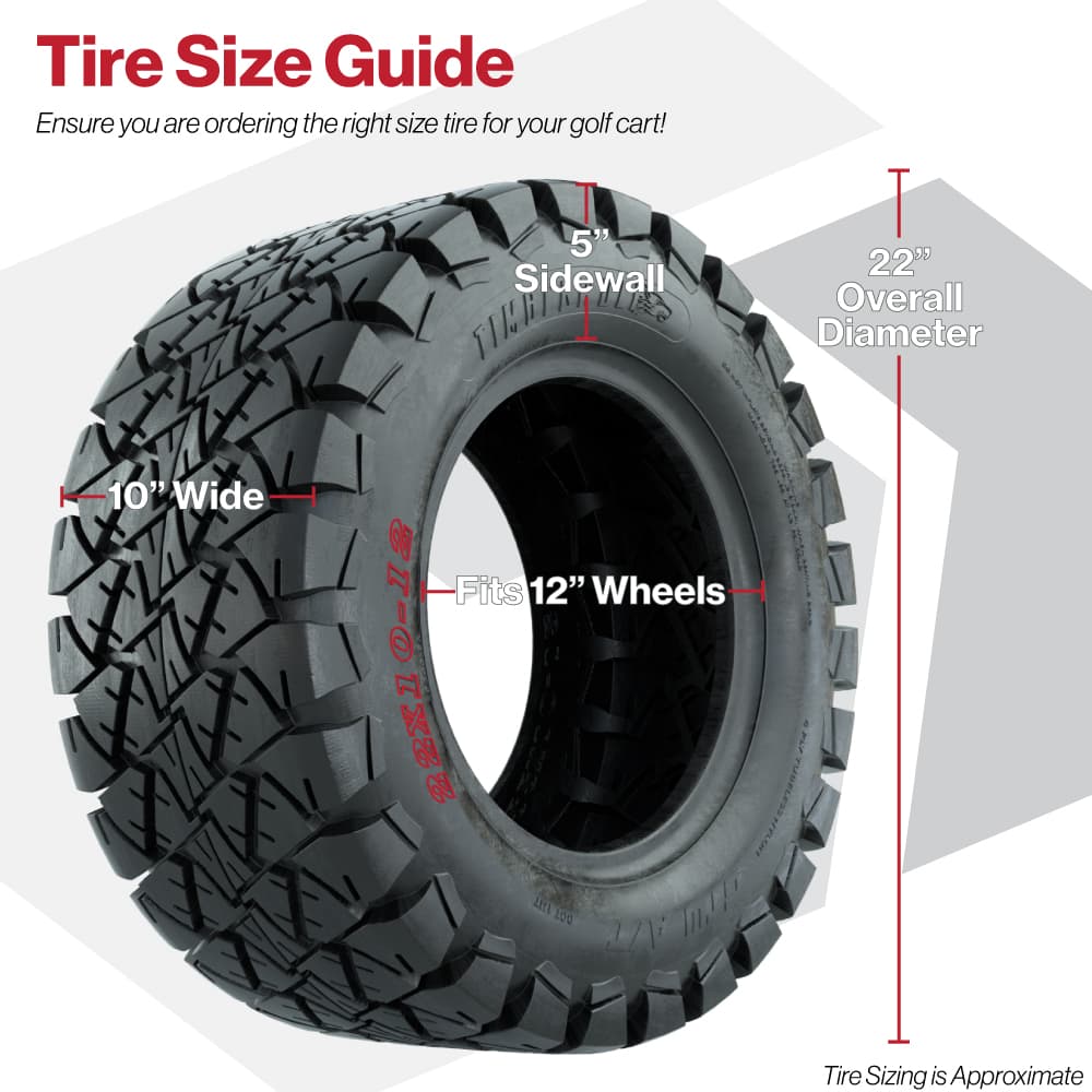 22x10-12 GTW&reg; Timberwolf A/T Tire