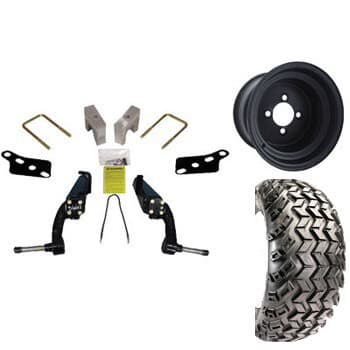 1994.5-01.5 EZGO TXT Gas - Jake's 6 Inch Lift Kit with Wheel and Tire Combo