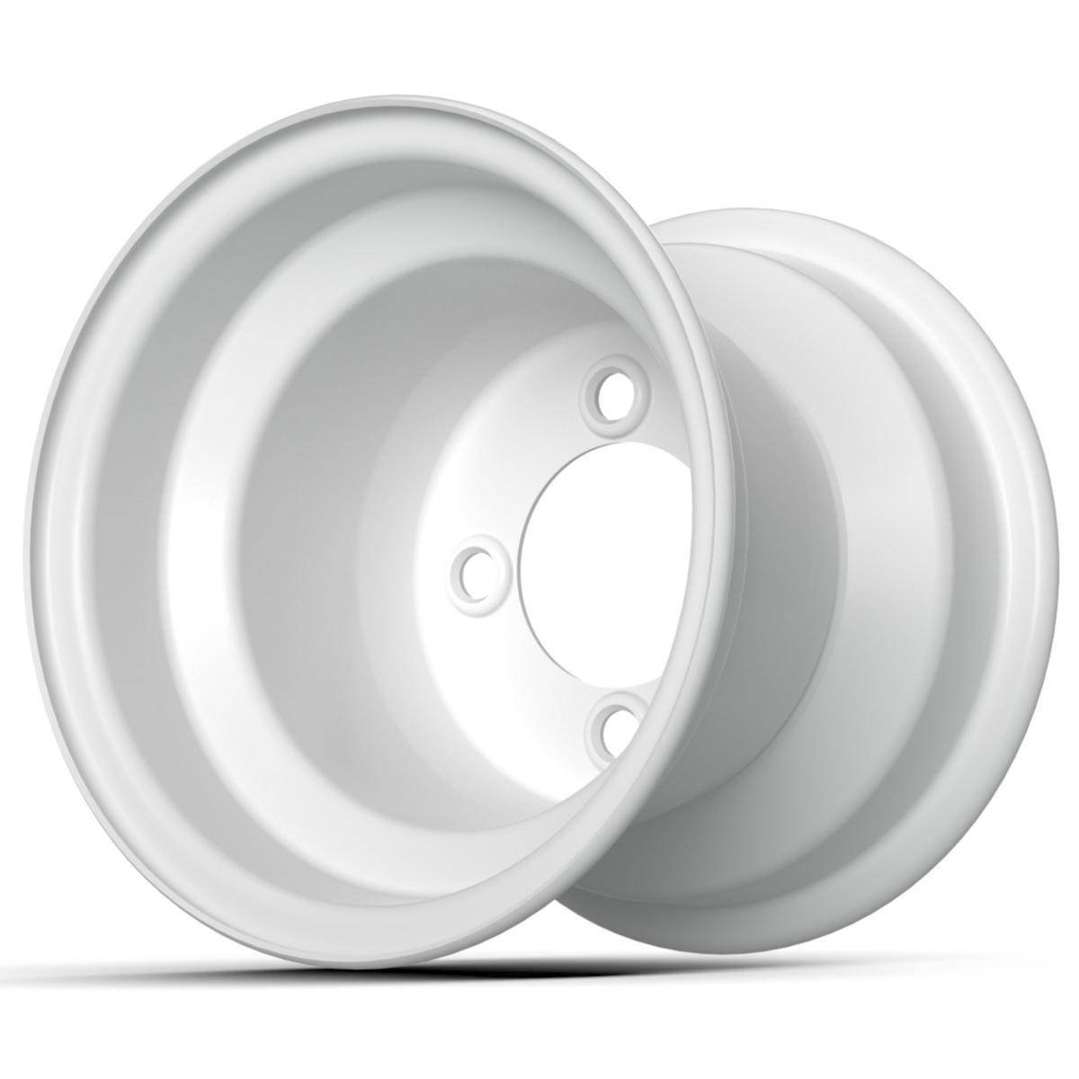 8&Prime; GTW White Steel Wheel (2:5 Offset)