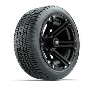 Set of (4) 14" GTW&reg; Matte Black Specter Wheels On Lo-Pro Tires