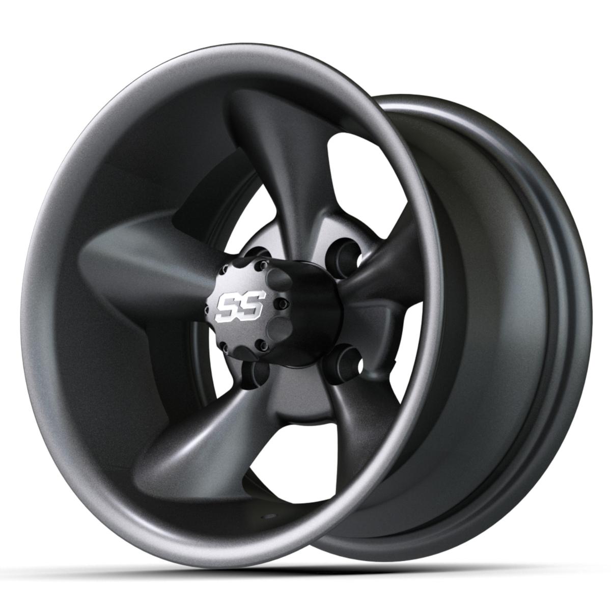 12&Prime; GTW&reg; Godfather Matte Gray Wheel