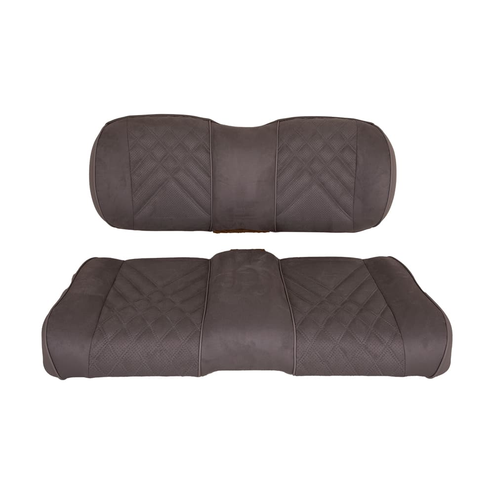 Premium RedDot&reg; Pewter Suede Front Seat Assemblies for EZGO RXV