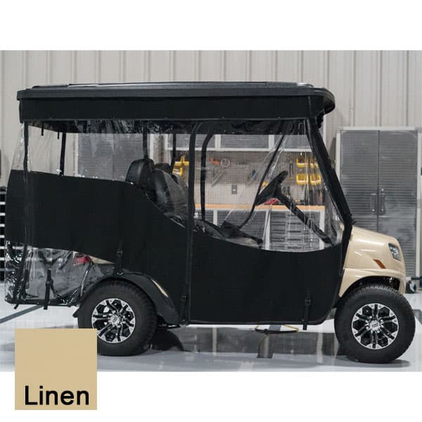 2014-Up EZGO T48 - Red Dot Chameleon Linen 4-Passenger Track Style Soft Enclosure