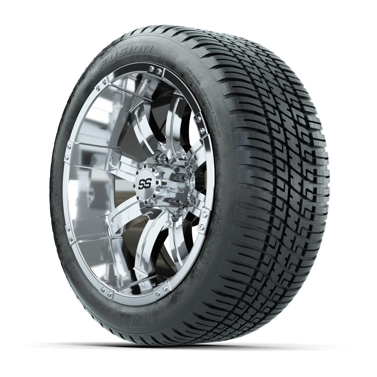 Set of (4) GTW 14 inch Tempest Wheels on Lo-Profile Fusion Tires