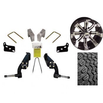 2001.5-Up EZGO TXT Electric - Jake's 3 Inch Lift Kit with Wheel and Tire Combo