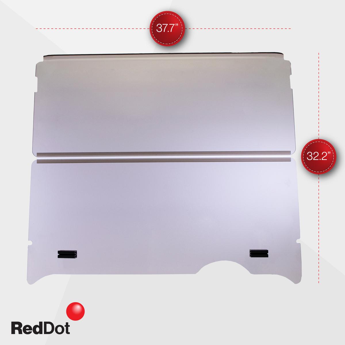 2008-Up EZGO RXV - Red Dot Clear Folding Windshield