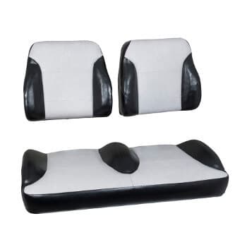 2000-Up Club Car DS - Suite Seats Black and Silver Seat