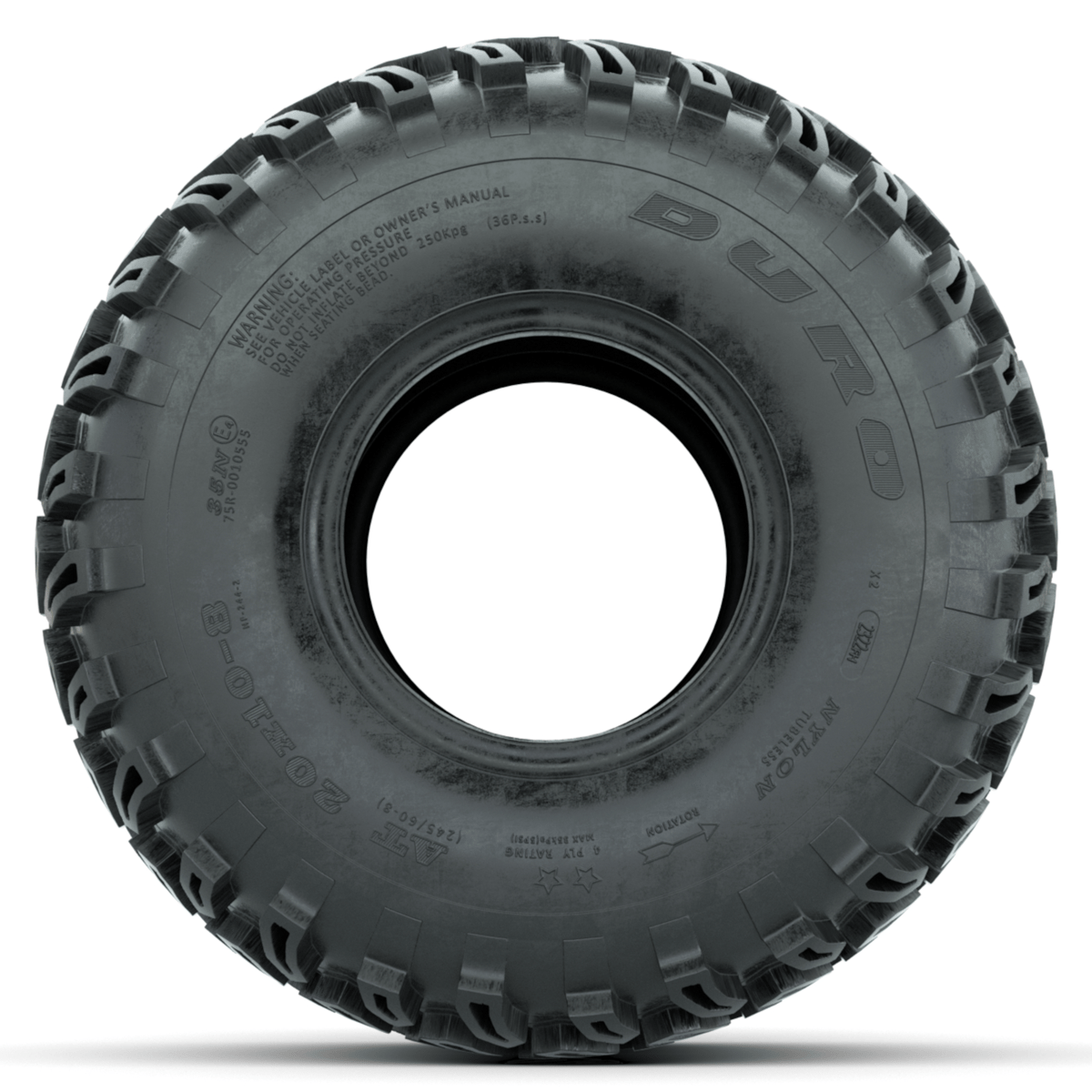 20x10-8 Duro Desert A/T Tire (Lift Required)