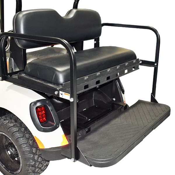 2008-Up EZGO RXV - GTW Mach3 Black Rear Flip Seat