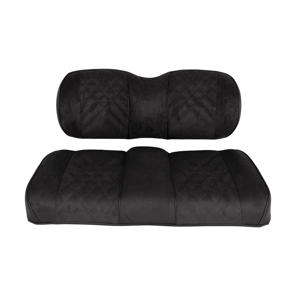 Premium RedDot&reg; Black Suede Front Seat Assemblies for EZGO TXT