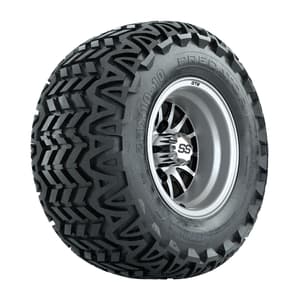GTW Medusa Black and Machined Wheels with 20in Predator A-T Tires - 10 Inch