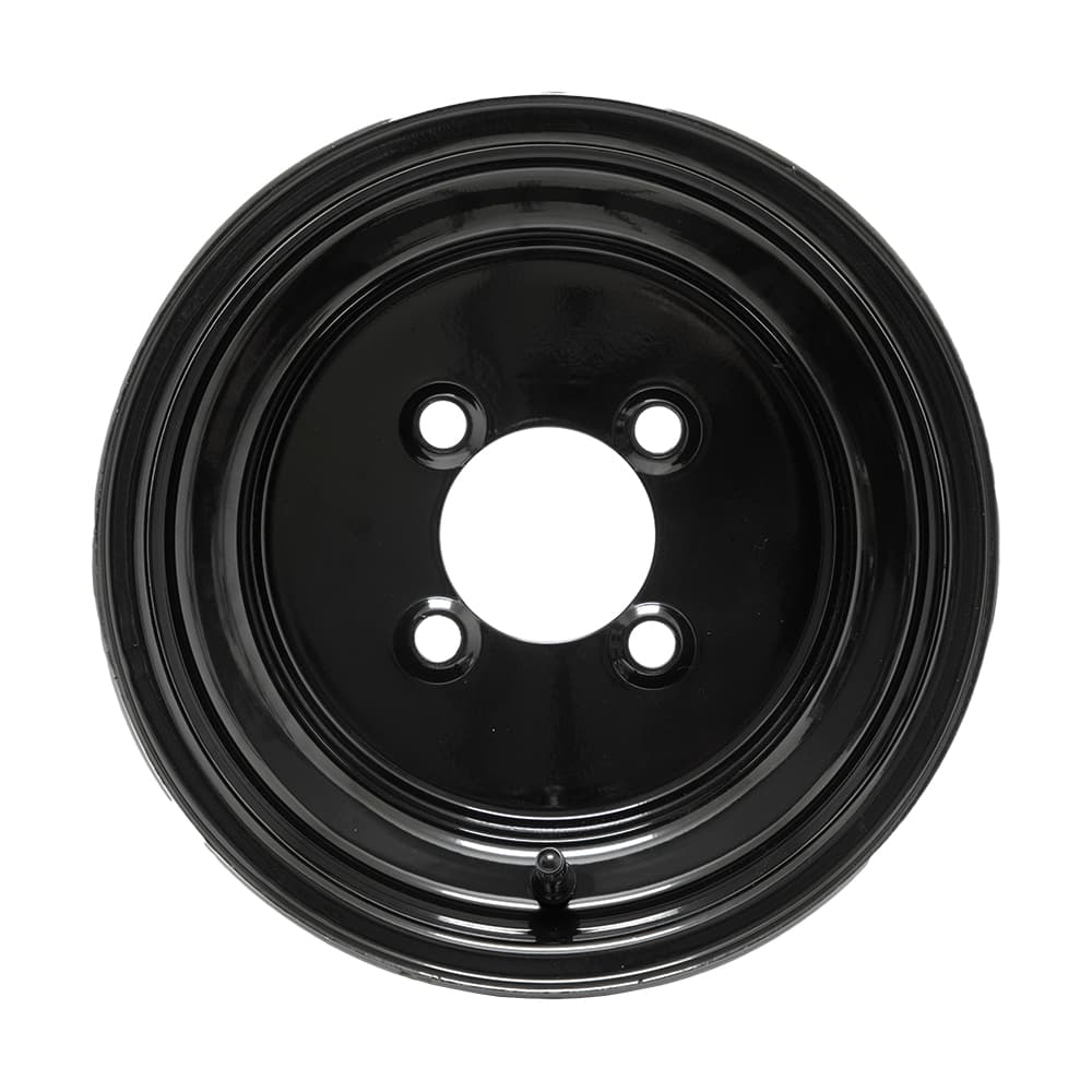 10&Prime; Black Steel Wheel (Centered)