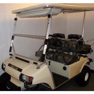 2000-Up Club Car DS - Red Dot Blue-Dot Beige Hard Top