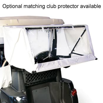 1982-99 Club Car DS - 3-Sided Ivory Over-The-Top Soft Enclosure