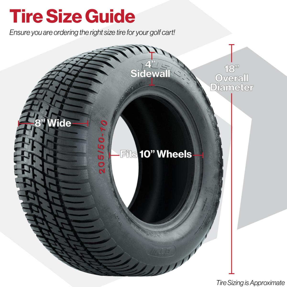 205/50-10 GTW&reg; Fusion Street Tire