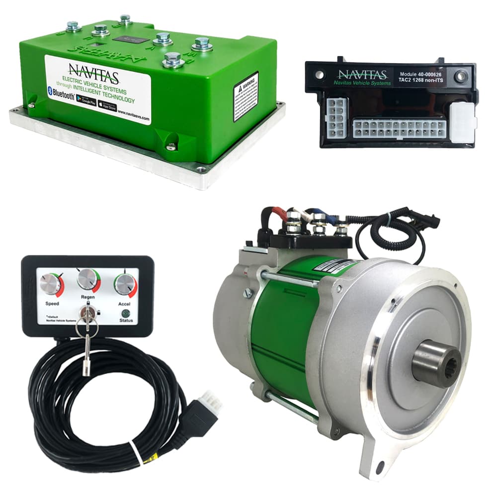 Club Car (1268 Non-ITS) 600A 5KW Navitas DC to AC Conversion Kit with On-the-Fly Programmer