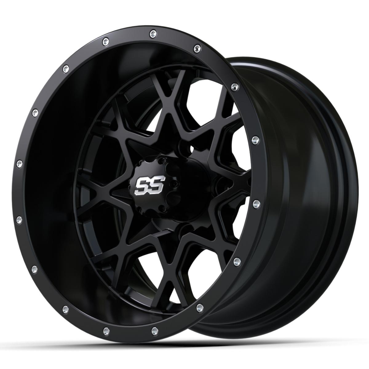 12&Prime; GTW&reg; Vortex Matte Black Wheel