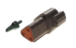 Club Car 3-Pin Receptacle & Wedge Lock (Years 2000-2005)