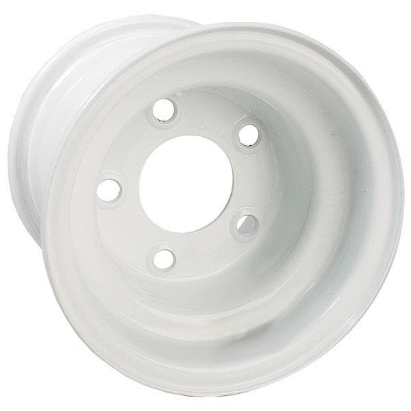 8&Prime; GTW White Steel Wheel (Centered - 5 Hole)