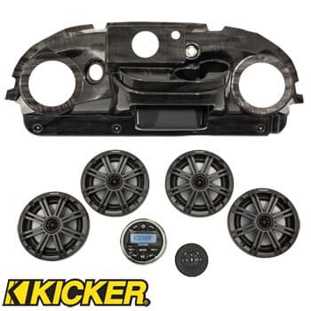 2004-Up Club Car Precedent - Kicker Dash and Audio Kit