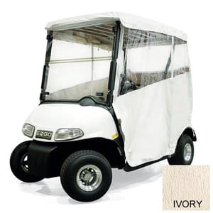 2007-16 Yamaha G29-Drive - Red Dot 3-Sided Ivory 2-Passenger Over-The-Top Soft Enclosure