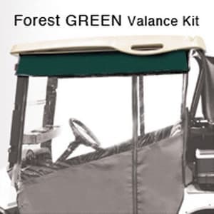 1995-07 Yamaha - Red Dot Chameleon Forest Green Valance