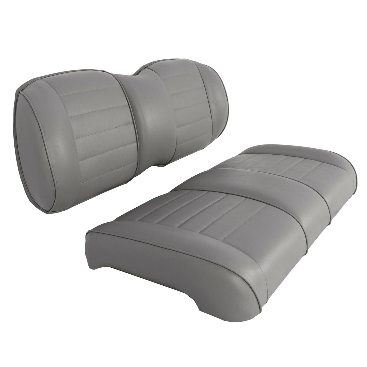 Premium OEM Style Front Replacement Gray Seat Assemblies for Club Car Precedent Onward Tempo