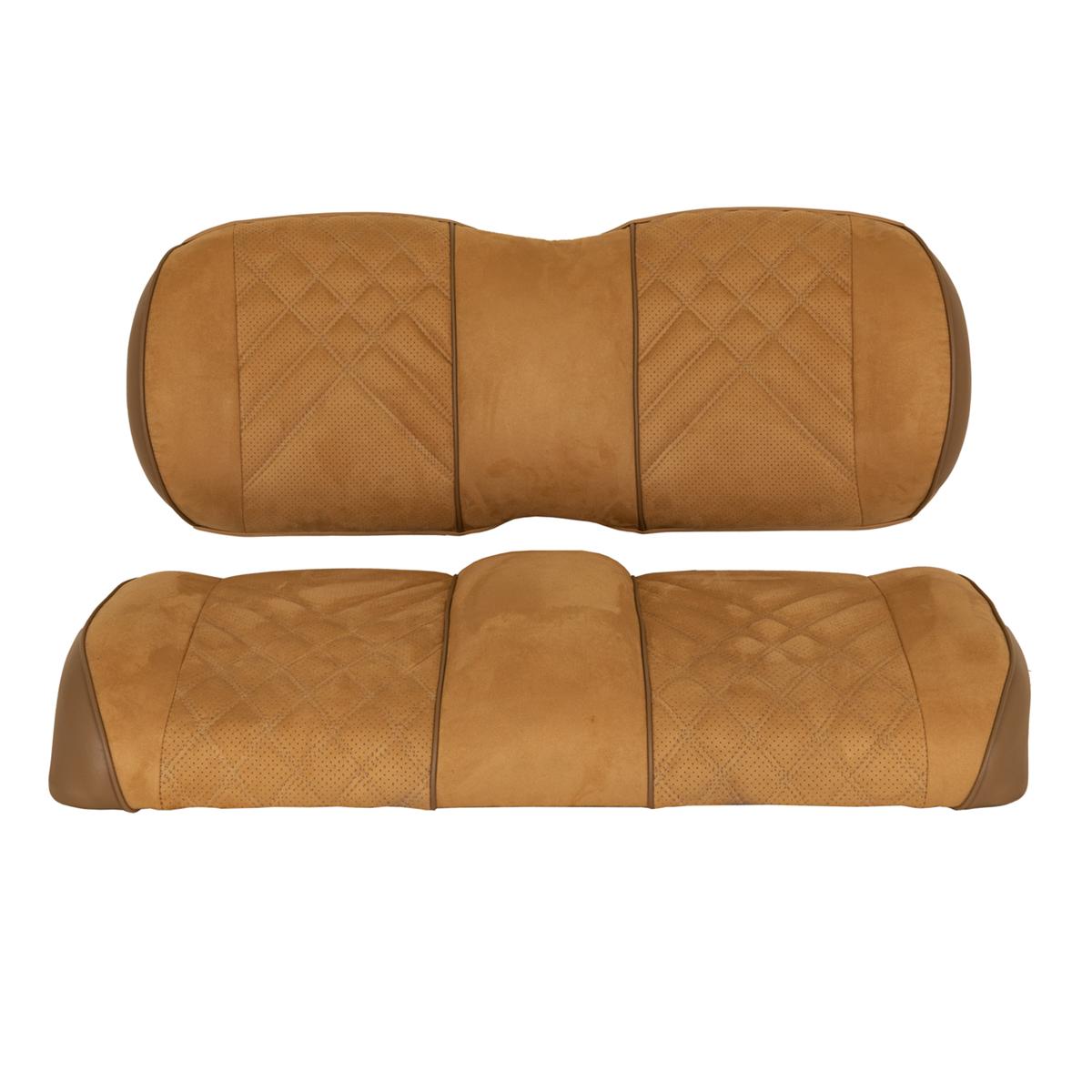 Club Car Precedent Onward Tempo Premium RedDot® Honey Suede Front Seat Assemblies