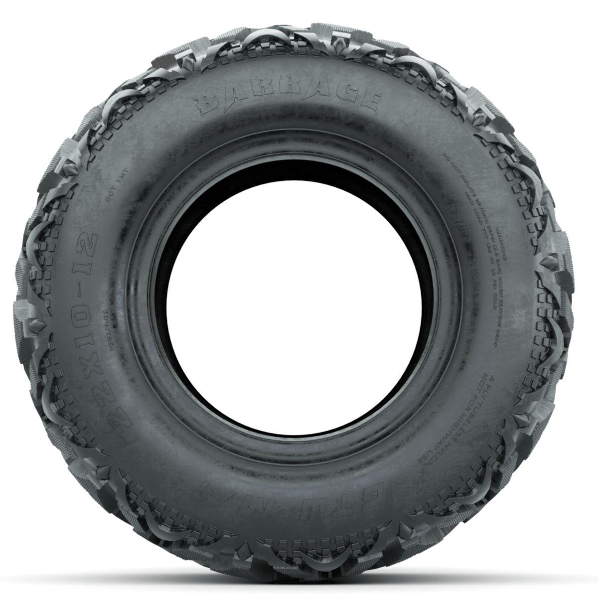 23x10-12 GTW&reg; Barrage Mud Tire (Lift Required)