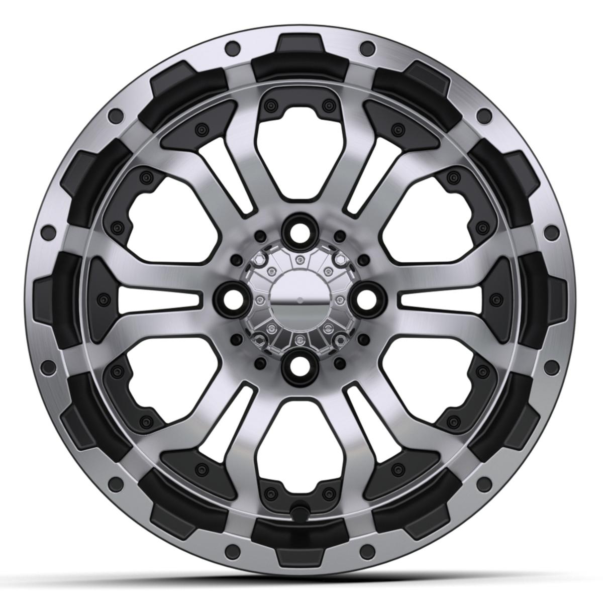 GTW Omega Machined and Black Wheel - 14 Inch