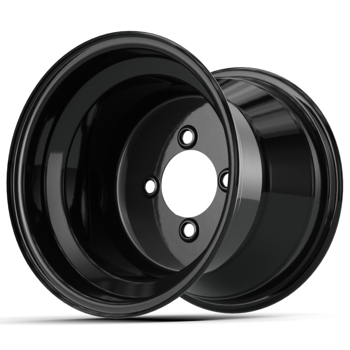 10&Prime; Matte Black Steel Wheel (3:5 Offset)