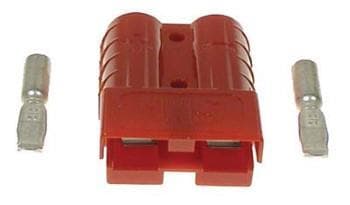 Anderson SB50 Plug with 6-Gauge Contacts - Red