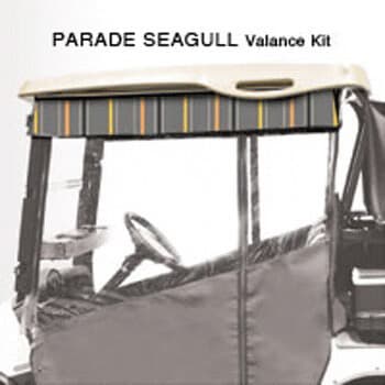 2000-Up Club Car DS - Red Dot Chameleon Parade Seagull Valance