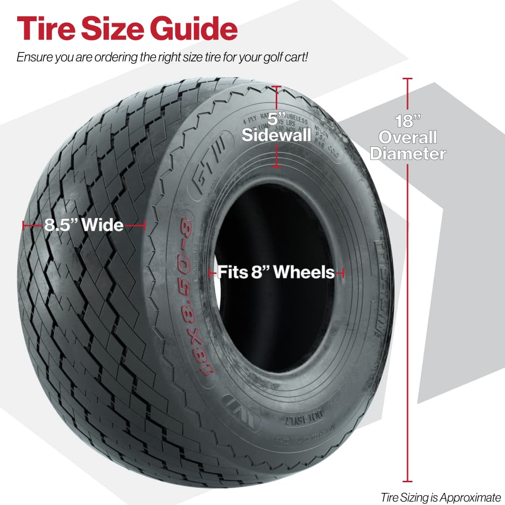 18x8.5-8 GTW&reg; Topspin Tire